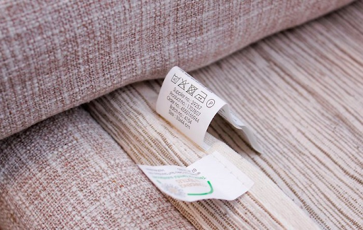 Check the care tag on your sofa to discover what's safe to use on the fabric