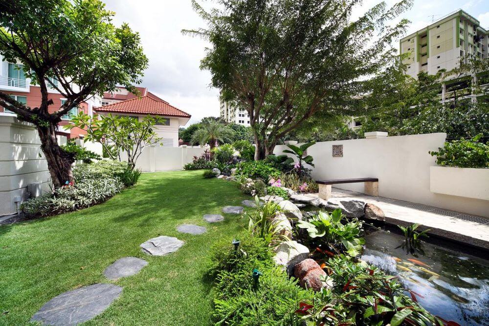 Terrace and Backyard
